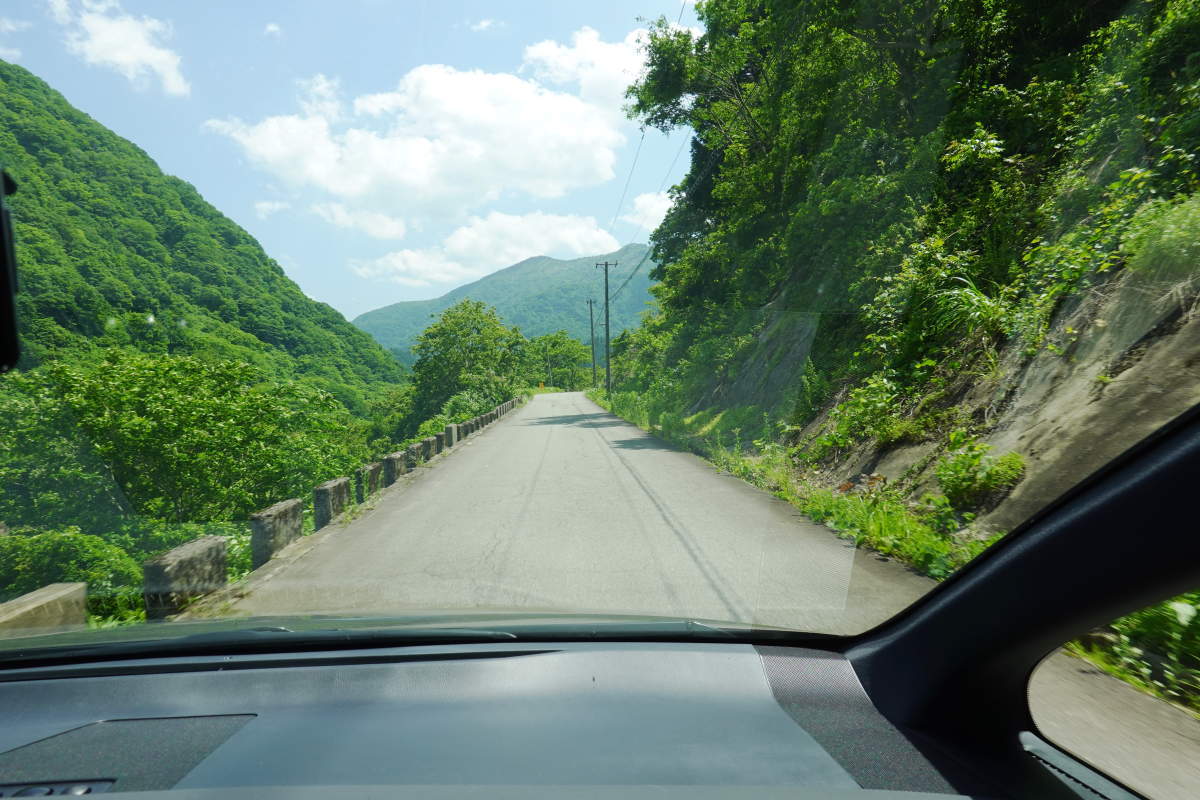 国道157号線