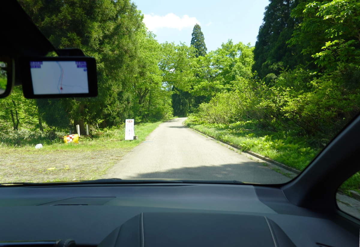 国道157号線
