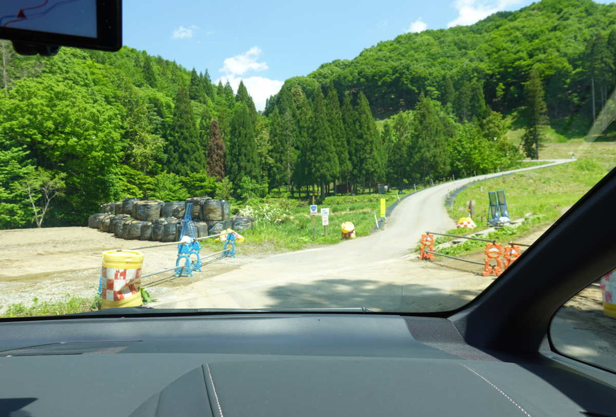 国道157号線