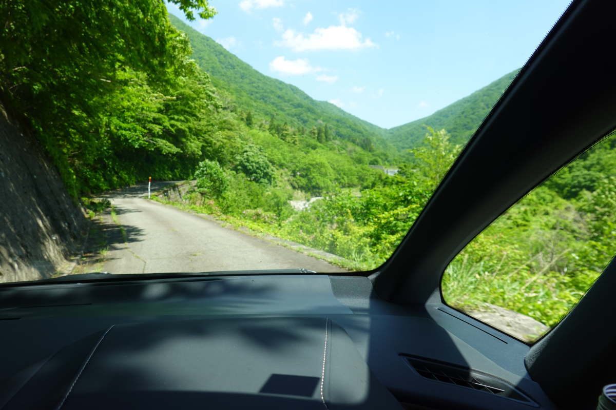 国道157号線