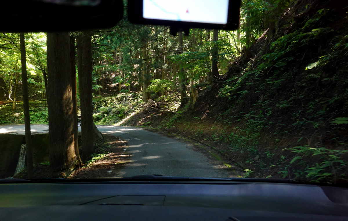 国道157号線