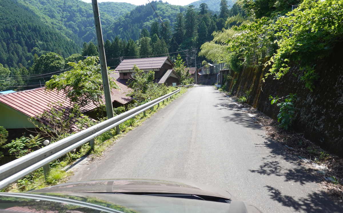 国道157号線
